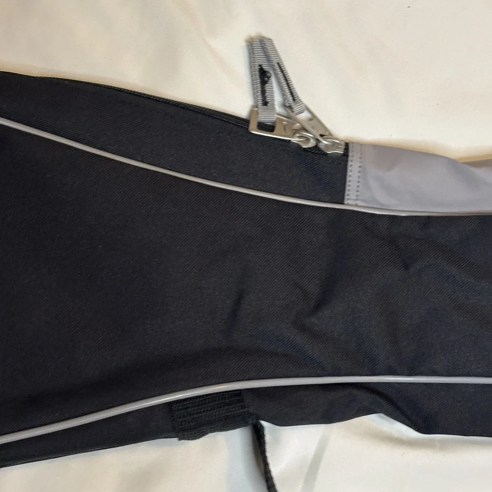 Nike Lacross Stick Bag Black & Silver Duffle w/ Shoulder Strap & Extra Storage